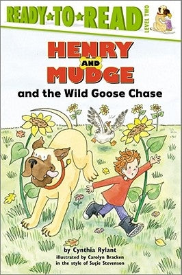 Paperback of Henry and Mudge and the Wild Goose Chase by Simon Spotlight, showing the book cover with colorful illustrations.