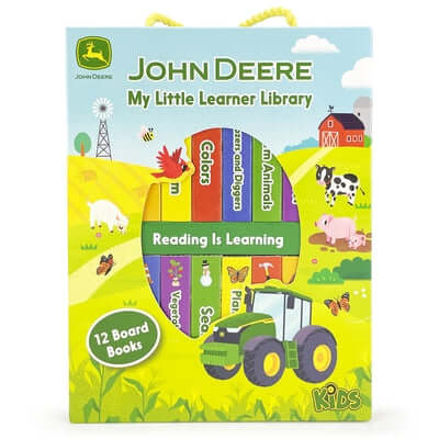 John Deere Kids My Little Learner Library Board Book Cottage Door Press