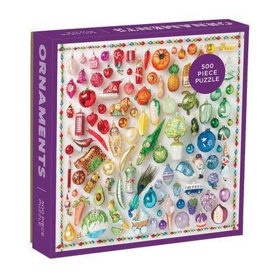 Rainbow Ornaments 500 Piece Puzzle Other Galison