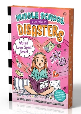 Paperback of Worst Love Spell Ever! by Simon Spotlight featuring colorful cover art and whimsical design.