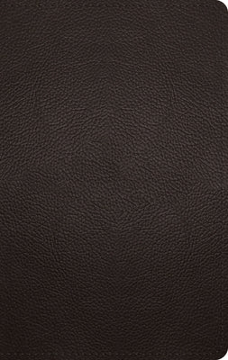 ESV Large Print Personal Size Bible (Buffalo Leather, Deep Brown) by 