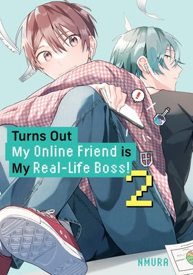 Paperback manga titled "Turns Out My Online Friend Is My Real-Life Boss! 2" by Kodansha Comics, featuring colorful cover art.