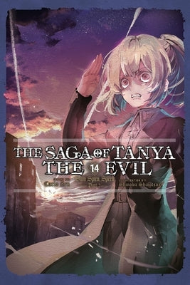 Paperback of The Saga of Tanya the Evil, Vol. 14 light novel by Yen on, showing the cover design with title and artwork.