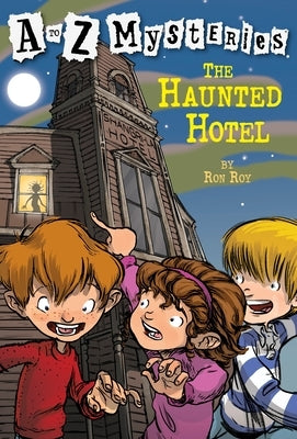 Paperback of The Haunted Hotel by Random House Books for Young Readers, showing the book cover with spooky hotel illustration.