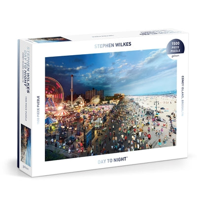 Stephen Wilkes Day to Night(tm) Coney Island 1500 Piece Puzzle Other Galison