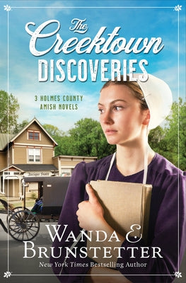 Paperback of The Creektown Discoveries: 3 Holmes County Amish Novels by Barbour Fiction, featuring book covers with Amish themes.