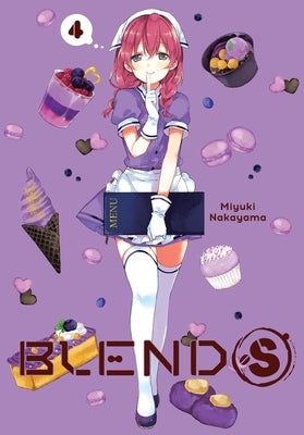 Paperback of Blend-S Vol. 4 manga by Yen Press, featuring colorful cover art with characters from the series.