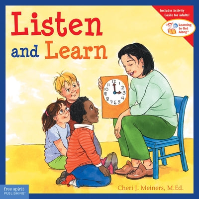 Paperback "Listen and Learn" book by Free Spirit Publishing with colorful cover art and title text on the front.