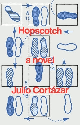 Paperback Hopscotch book by Pantheon Books featuring vibrant cover art and colorful illustrations.