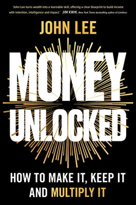 Paperback of "Money Unlocked" by Hay House Business, showing the book cover with title and author on a plain background.
