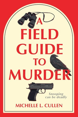 Paperback copy of "A Field Guide to Murder" by Crooked Lane Books, featuring a close-up of the book cover with a mysterious forest scene.