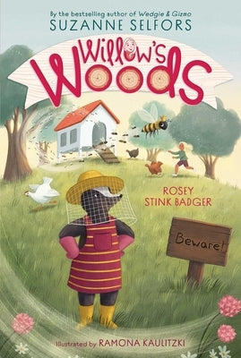 Rosey Stink Badger paperback book by Aladdin Paperbacks featuring a colorful illustrated cover with a badger character.