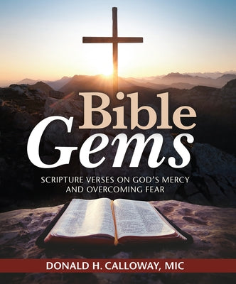 Bible Gems paperback by Marian Press featuring scripture verses on God's mercy and overcoming fear, with colorful floral cover design.