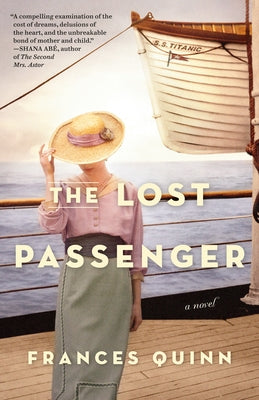 Paperback of The Lost Passenger novel by Ballantine Books, featuring a cover with abstract blue and orange artwork.