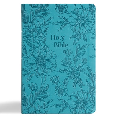 NASB Large Print Thinline Bible, Value Edition, Teal Leathertouch by Holman Bible Publishers