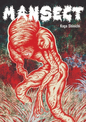 Paperback book titled "Mansect" by Living the Line, with a close-up of the cover featuring abstract artwork and bold typography.