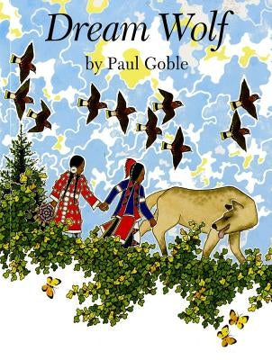 Dream Wolf paperback book by Aladdin Paperbacks featuring a wolf illustration on the cover.