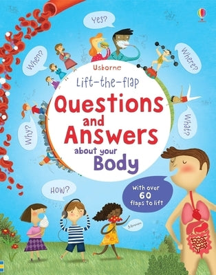 Lift-The-Flap Questions and Answers about Your Body Board Book Usborne Books