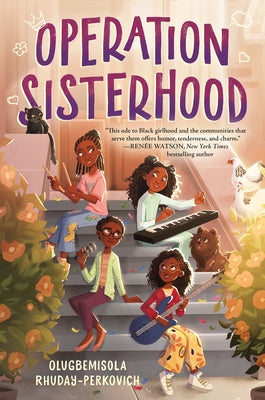 Operation Sisterhood paperback by Random House Children's Books featuring colorful cover art with illustrations of young girls.