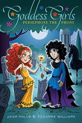 Persephone the Phony paperback book by Aladdin Paperbacks, featuring colorful cover art with illustrations.