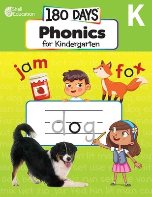 180 Days(tm) Phonics for Kindergarten: Practice, Assess, Diagnose Paperback Shell Education Pub