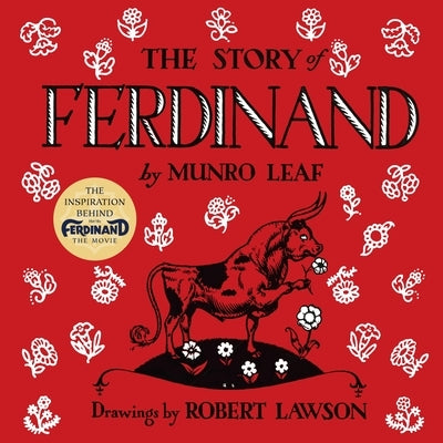 Paperback copy of The Story of Ferdinand by Grosset & Dunlap, showing the book cover with colorful illustration.