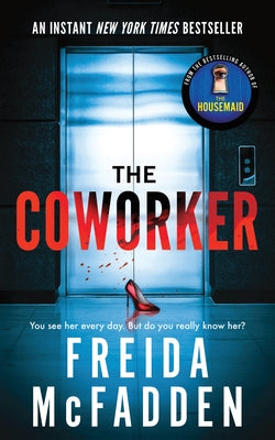 Paperback of "The Coworker" by Poisoned Pen Press featuring a book cover with title and author’s name on a plain background.