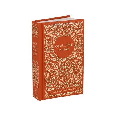 Gilded One Line a Day: A Five-Year Memory Book by Chronicle Books showcasing a beautifully designed memory journal with gold accents.