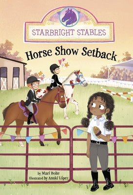 Paperback Horse Show Setback book by Picture Window Books featuring colorful cover art with horses and show jumping scenes.