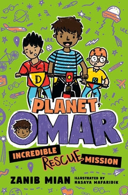 Paperback of Planet Omar: Incredible Rescue Mission by G.P. Putnam's Sons Books for Young Readers, showing the book cover with colorful illustrations.