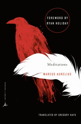 Paperback edition of "Meditations" by Modern Library, showing the book cover with classic design and title text.