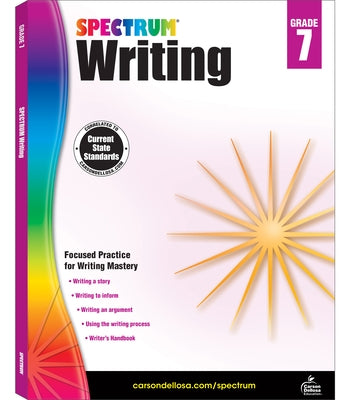 Spectrum Writing, Grade 7: Volume 41 Paperback Spectrum