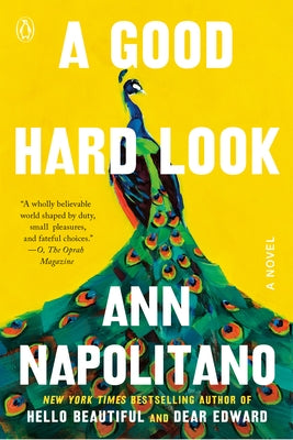 Paperback copy of "A Good Hard Look" by Penguin Publishing Group, featuring the book cover with title and author details.
