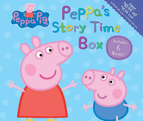 Peppa Pig Storytime Boxed Set by Scholastic Inc., featuring colorful books and playful Peppa Pig characters for children.