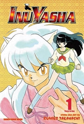 Inuyasha Vizbig Edition Vol. 1 paperback manga by Viz Media featuring colorful cover art and pages inside