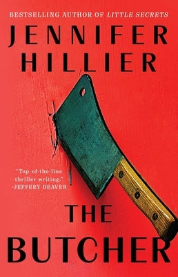 Paperback of "The Butcher" by Gallery Books featuring a dark, intense cover with bold typography and graphic design elements.