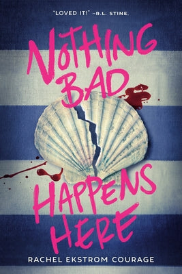 Paperback book titled "Nothing Bad Happens Here" by Random House Children's Books, showing the colorful cover art.