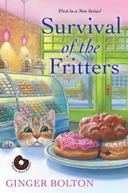 Paperback copy of "Survival of the Fritters" by Kensington Publishing Corporation, showing the book cover with colorful title design.