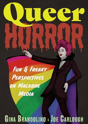 Paperback book titled "Queer Horror" by Microcosm Publishing featuring a dark, spooky cover with horror-themed artwork.