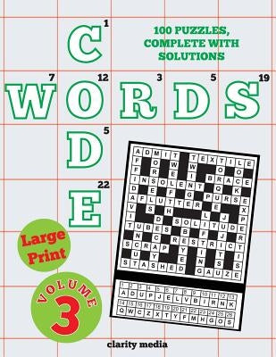 Large Print Code Words Volume 3 by Media, Clarity