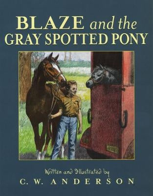 Paperback of Blaze and the Gray Spotted Pony by Aladdin Paperbacks, featuring a colorful cover illustration of a horse and a young girl.