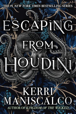 Paperback of Escaping from Houdini by Jimmy Patterson showing the book cover with title and author on a plain background.