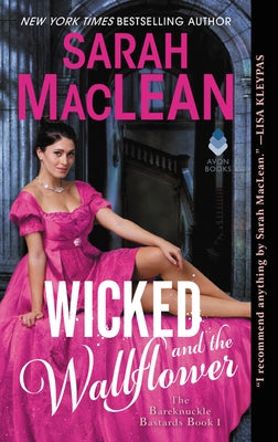 Mass market paperback of Wicked and the Wallflower by Avon Books, featuring a romantic historical novel cover design.