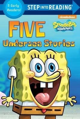 Paperback of Five Undersea Stories from Spongebob Squarepants, published by Random House Books for Young Readers, featuring colorful cartoon cover.