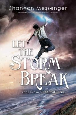 Paperback of "Let the Storm Break" by Simon Pulse, showing the book cover with stormy sky and ocean scene.