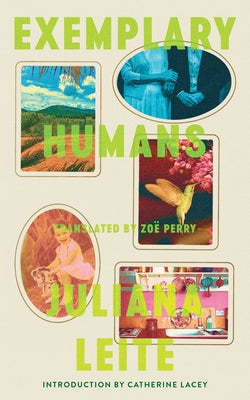 Paperback of Exemplary Humans by Two Lines Press showing the book cover with title and author details.