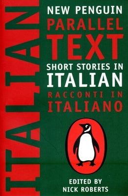 Paperback of Short Stories in Italian by Penguin Books, featuring a cover with Italian artwork and text.