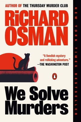 Paperback of "We Solve Murders" by Penguin Books featuring the book cover with title and author text on a plain background.