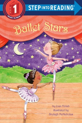 Paperback of Ballet Stars book by Random House Books for Young Readers, showing colorful cover with ballet dancers and stars.