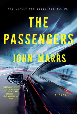 Paperback copy of The Passengers novel by Berkley Books, showing the book cover with title and author details.
